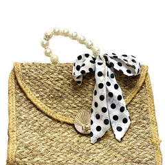 Sedge Bag With Jade Handle