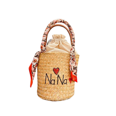 Sedge Bag With Silk Scarf 01