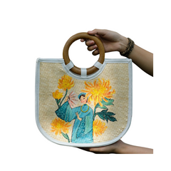 Sedge Bag With Wooden Handle 2