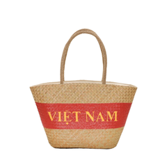 Sedge Bag With Vietnamese Motifs