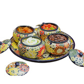 Set Of 4 Ceramic Jars For Tet Jam