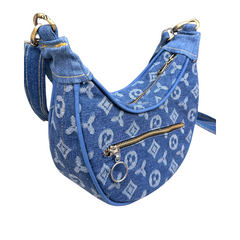 Handmade Upcycled Denim Shoulder Bag