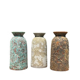 Slim-Shaped Glazed Ceramic Vase
