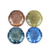 Small Flower-Shaped Enamel Plate