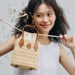 Raffia Sow Handbag
