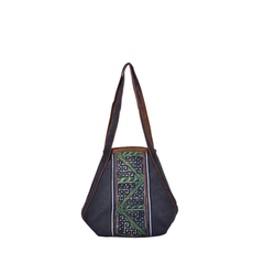 Hand-Woven Brocade Bib Bag