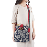 Hand-Woven Square Crossbody Bag
