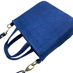 Handmade Upcycled Denim Square Handbag