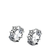 Star Earrings For Men And Women Handcrafted 925 Sterling Silver