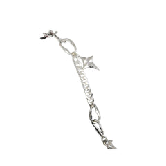 Star Pattern Handcrafted 925 Sterling Silver Bracelet