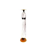 Statue Of A Girl Made From Buffalo Orn