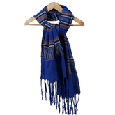 Thick Hand-Woven Brocade Scarf