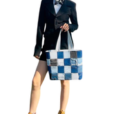 Handmade Upcycled Denim Tote Bag