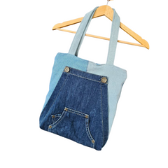 Handmade Upcycled Denim Tote Bag 2