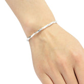 Twisted Bracelet Handcrafted 925 Sterling Silver
