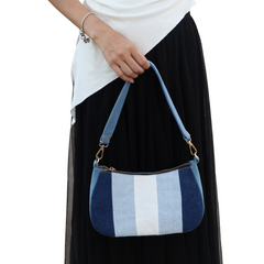 Handmade Upcycled Denim Underarm Bag