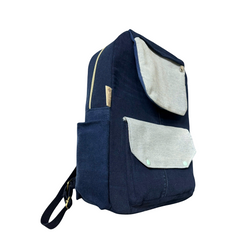 Handmade Upcycled Denim Uni Backpack