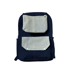 Handmade Upcycled Denim Uni Backpack