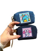 Handmade Upcycled Denim Wallet Mini 1