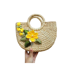Water Hyacinth Bag For Travel 1