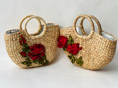 Water Hyacinth Bag with Diagonal Strap 2