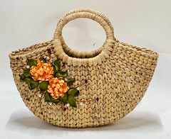 Water Hyacinth Bag with Diagonal Strap 2