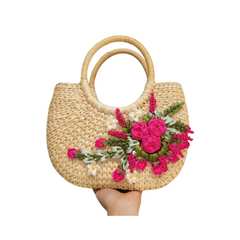 Water Hyacinth Beach Bag