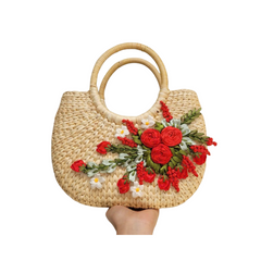 Water Hyacinth Beach Bag