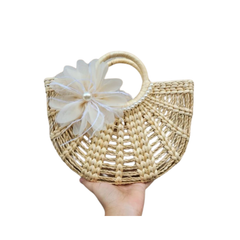 Water Hyacinth Woven Handbag