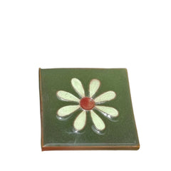 White Daisy Pattern Ceramic Mosaic Tiles