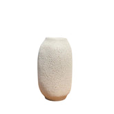 White Glazed Ceramic Vase