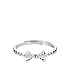 Women's Bow Ring Handcrafted 925 Sterling Silver