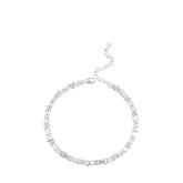 Women's Bracelet In The Shape Of A Bamboo Tree Handcrafted 999 Fine Silver