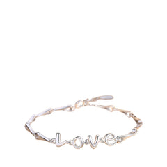 Women's Bracelet With The Word "Love" Handcrafted 925 Sterling Silver