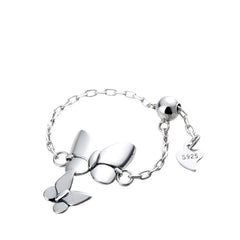 Women's Butterfly Ring Handcrafted 925 Sterling Silver