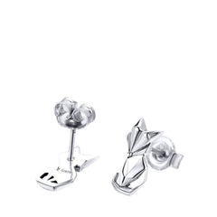 Women's Fox-Shaped Earrings Handcrafted 925 Sterling Silver