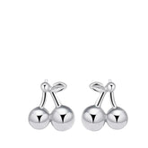 Women's Fruit-Shaped Earrings Handcrafted 925 Sterling Silver