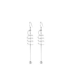 Women's Long Chain Earrings Handcrafted 925 Sterling Silver