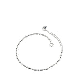 Women's Round Bean Bead Bracelet Handcrafted 925 Sterling Silver