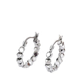 Women's Round Earrings Handcrafted 925 Sterling Silver