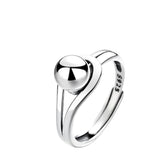 Women's Round Ring Handcrafted 925 Sterling Silver