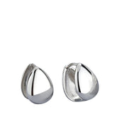 Women's Teardrop Shaped Earrings Handcrafted 925 Sterling Silver