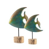 Wooden Fish with Base