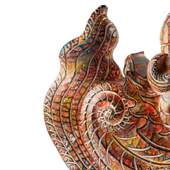 Wooden Phoenix Head