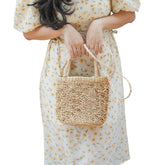 Woven Shoulder Bag Made from Banana Fiber
