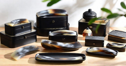 The Unique Story of Vietnamese Lacquered Buffalo Horn: From Natural Material to Timeless Home Decor