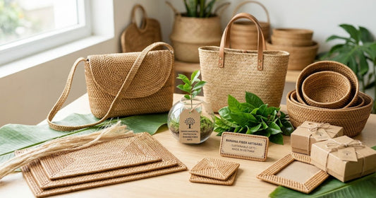 Beautiful Banana Fiber Gifts for Eco-Conscious Friends & Family