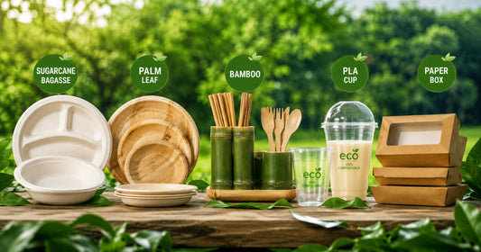 Bagasse vs Other Eco Materials (Bamboo, Palm Leaf, PLA, Paper)