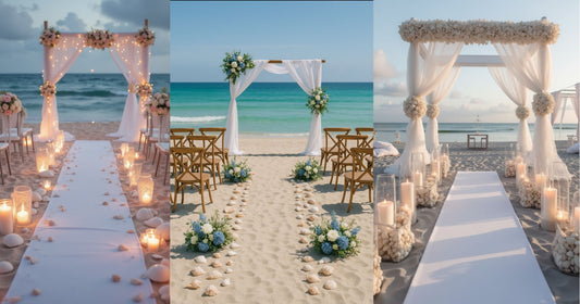 Beach Wedding Decor with Seashells Beautiful & Budget-Friendly Idea for American & European Brides