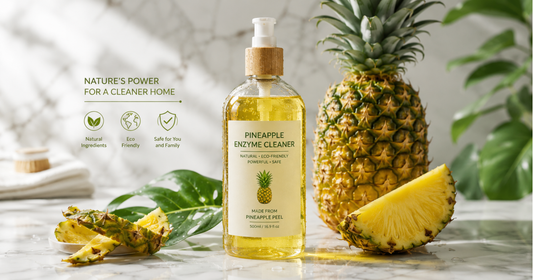 Pineapple Peel Eco-Enzyme Cleaner: The Natural Alternative To Toxic Chemicals